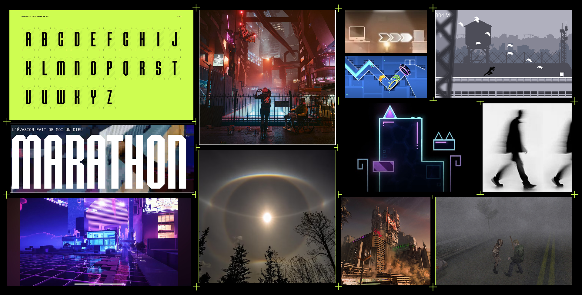 Moodboard nuit du projet